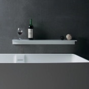 Полочка каменная Volle 60x12x6,5 см Solid surface (18-40-115)