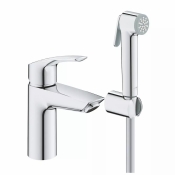 Змішувач для умивальника з гігієнічним душем GROHE Eurosmart (23124003)