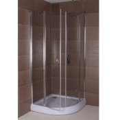 Душова кабіна Aqua World Pivot 800 без піддону, напівкругла ДкПр.80-Tr