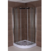 Душова кабіна Aqua World Roller 1000 без піддону, напівкругла ДкРр.100-Tr