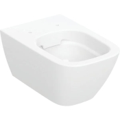 Унитаз подвесной Geberit Smyle Square без крышки, закрытая форма, Rimfree, белый (500.208.01.1)