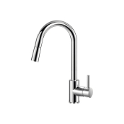 Смеситель для кухни Aqua World Kitchen СМ40Кт.16 хром, выдвижной излив