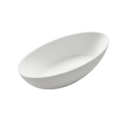 Ванна из искусственного камня Treesse Carezza, 180х85, белый матовый (V308BO)