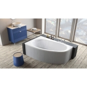 Ванна акриловая Radaway Naxia (WA1-33-170x110PS) 170x110 см с ножками + сифон R135L