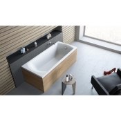 Ванна акрилова Radaway Kea (WA1-04-160x075U) 160x75 см з ніжками + сифон R135L