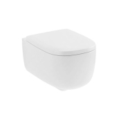 Унітаз підвісний з кришкою Nic Design Ovvio 37,4х53х28,5 см, білий матовий (003479003_005437003)