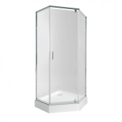Набір Qtap душова кабіна Scorpio CRM10995-AC6 Clear 212x90x90см + піддон Diamond 309912 90x90x12 см із сифоном (SCOCRM10995AC6SET)