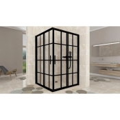 Душова кабіна Aquanil Indiana 90х90х190 (INDIANA90BLACKLINE)