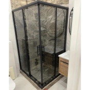 Душова кабіна Aquanil Indiana 80х80х190 (INDIANA80SmokeBlack)