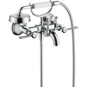 Смеситель настенный для ванны Axor Montreux Lever с ручным душем, хром (16551000)