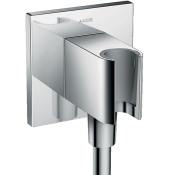 Шлангове з'єднання Axor Fixfit Porter Square з тримачем, хром (36734000)