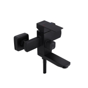 Смеситель для ванны Kroner KRP Edelstahl Kubus-SCH060 чёрный (CV025652)