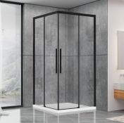 Душова кабіна Dusel DL194B Black Matt 90х90 скло прозоре