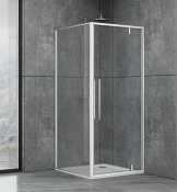 Душова кабіна Dusel DL198+DL196 Chrome 90x90х190 см скло прозоре NEW