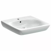 Підвісна раковина Geberit Selnova Comfort 501.461.00.7 55 см для людей з обмеженими фізичними можливостями