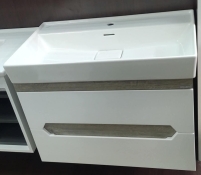 Тумба з умивальником Veronis Ren 80 White-Rustic VE-TRENWR80 Тумба (80х48х50) + дзеркало