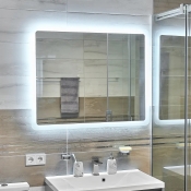 Зеркало с подсветкой LED Global Glass в ванную комнату MR-3 1000х800