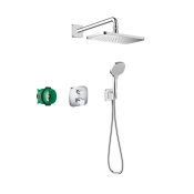 Душевая система скрытого монтажа с термостатом Hansgrohe Croma хром 27953000