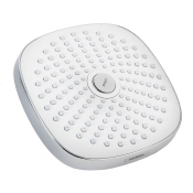 Верхний душ квадратный Hansgrohe Croma Select 187*187 мм, хром/белый 26524400