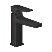 Смеситель для умывальника Hansgrohe Metropol с донным клапаном, черный матовый 32507670