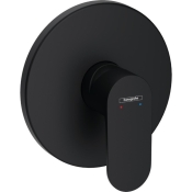 Внешняя часть смесителя для душа Hansgrohe Rebris S скрытого монтажа, черный матовый 72667670