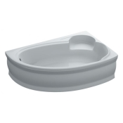 Ванна акрилова SWAN Adele права 170х110 асиметрична з панеллю (R.01.170.110)