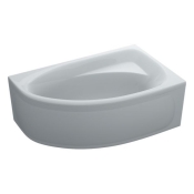 Ванна акрилова SWAN Ella права 160х100 асиметрична з панеллю (R.03.160.100)