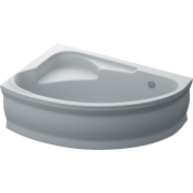 Ванна акрилова SWAN Fiona ліва 150х100 асиметрична з панеллю (L.06.150.100)