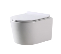 Унитаз подвесной Dusel AREZ DWHT10210230R с сиденьем Slim Soft-Close (DUS802301)