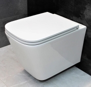 Унитаз подвесной Dusel IVIA DWHT10210330R с сиденьем Slim Soft-Close (DUS803301)