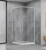 Душова кабіна Dusel DSL194 Chrome 90x90x190 (DUS519490)