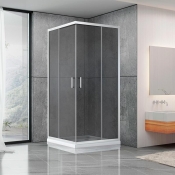 Душова кабіна Dusel A-513 90x90x190 Gray/сіре (DUS551393)