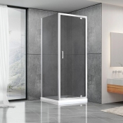 Душова кабіна Dusel A-516 100x100x190 Gray/сіре (DUS551612)