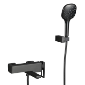 Смеситель для ванны Gappo G3217-9, оружейная сталь