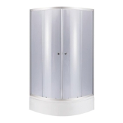 Душова кабіна Lidz Latwa 90x90 LLSC9090SATMIDGR2SET