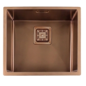 Кухонна мийка Fabiano Quadro 49 Nano Copper R10 (49x44) 1,20 мм 8216.401.0898