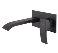 Смеситель для умывальника Koer KB-16007-05 встраиваемый, черный (KR3451)