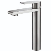 Змішувач для умивальника Koer KI-11015-02 високий, нерж (KR4782)