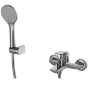 Змішувач для ванни з коротким зливом Koer KB-40008-01 хром (KR3472)