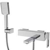 Змішувач для ванни з коротким зливом Koer KB-41009-01 хром (KR3502)
