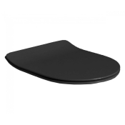 Кришка для унітазу AXA Glomp SLIM soft close чорний 319107
