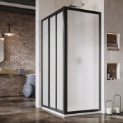 Нерухома стінка для душу Ravak Supernova APSS-80 198 (Pearl) Black 940403R211