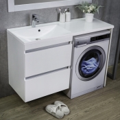 Тумба Fancy Marble Jamaica L з умивальником Amelia 1250, Jamaica L (Jamaica + Amelia 1250)