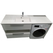 Тумба Fancy Marble Vivara 1500 L з умивальником Lauretta 1500, Vivara 1500 L Vivara 1500 + 5815301L