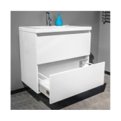 Тумба Fancy Marble Borneo 800 з умивальником Yonna 800, Borneo 800 + 0608101