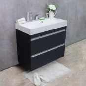 Тумба Fancy Marble Borneo 900 з умивальником Ashley 900, Borneo 900 + 0709101