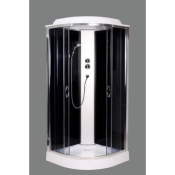 Гідромасажний бокс AquaStream GLS 80 Black Low 18627
