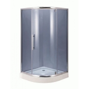 Душова кабіна AquaStream Premium 90 LB двері сірі 18563