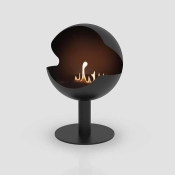 Напольный дизайнерский экокамин Gloss Fire Sfera-m3