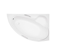 Ванна акрилова Besco Bianka 150х95 права, соло, з отворами під ручки (00000001996)
